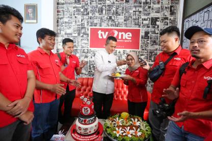 Hadiri Ulang Tahun ke-15 TV One, Musa Rajekshah Harapkan Bisa Berkontribusi Majukan Bangsa